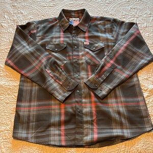 RARE! DIXXON Men’s 9/11 commemorative collaboration flannel size Xl